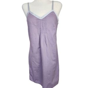 Gillian & O' Malley Lavender V- Neck 100% Cotton Women's Sleepware Size S
